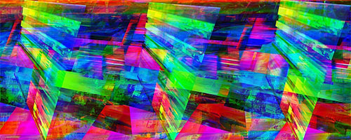 Altiplanos VI - Zara Gayk 2014 / Digital Painting / 80 x 200 cm