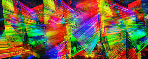 Altiplanos XII - Zara Gayk 2014 / Digital Painting / 80 x 200 cm