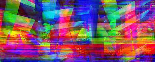 Altiplanos XIII - Zara Gayk 2014 / Digital Painting / 80 x 200 cm